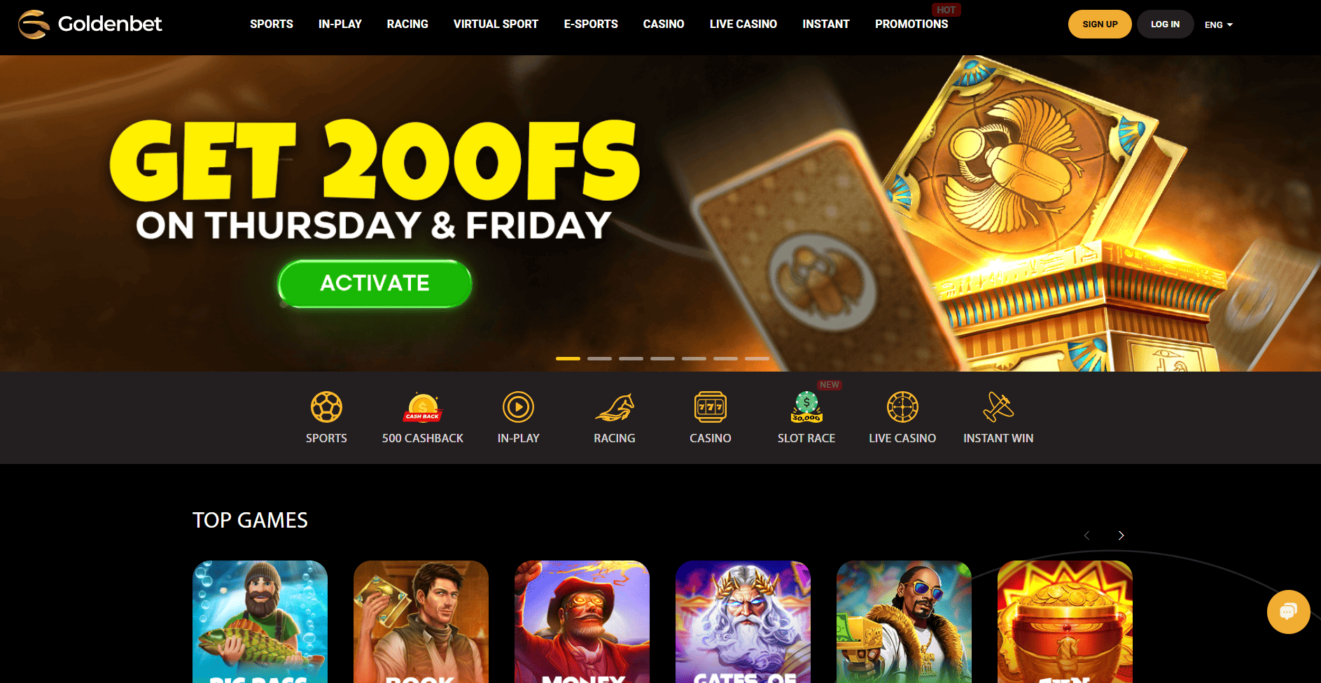 Goldenbet Betting Site