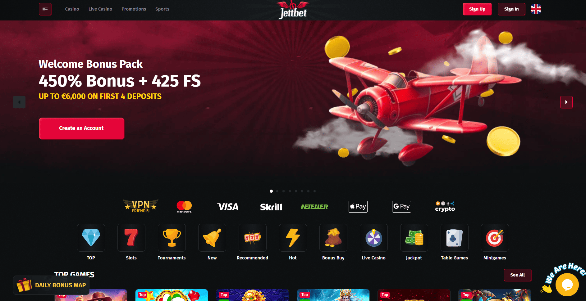 Jettbet Betting Site