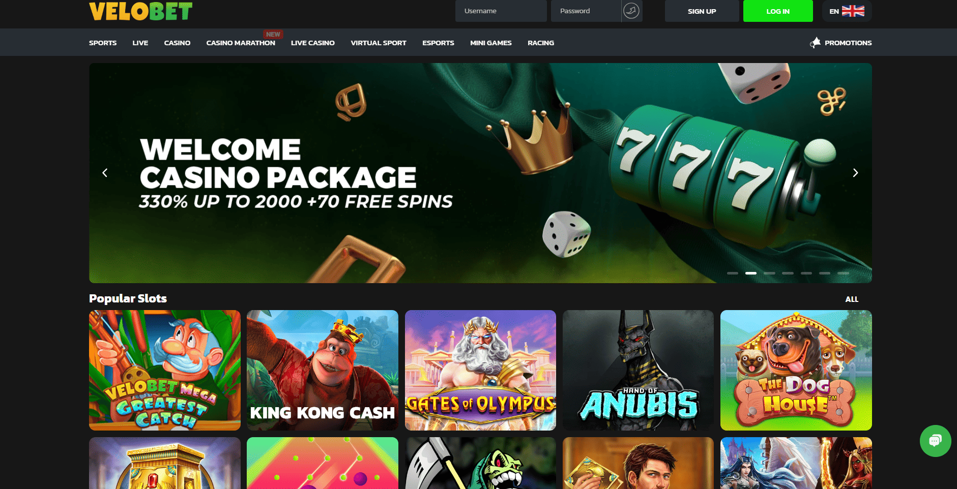 VeloBet Betting Site